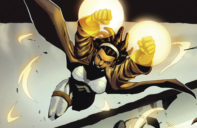Monica Rambeau, en los cómics recientes como Spectrum.